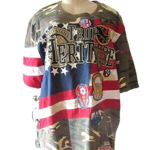 Heritage American Seventeen Seventy Six 3XL Graphic Men's Cotton Tee Shirt